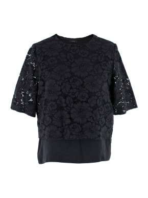Joseph Silk & Lace Floral Top