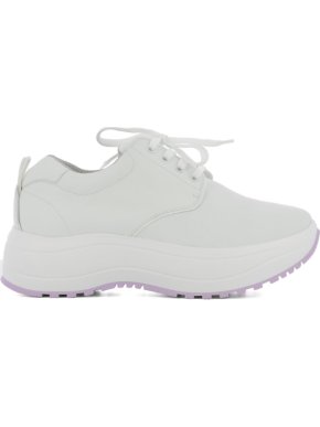 Celine White Delivery Leather Sneakers