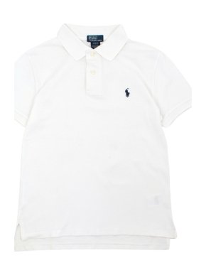 Polo by Ralph Lauren Boys White Cotton Mesh Polo Shirt