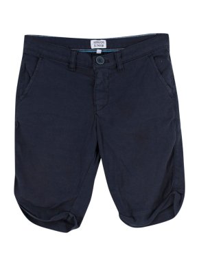 Armani Junior Boys Navy Shorts