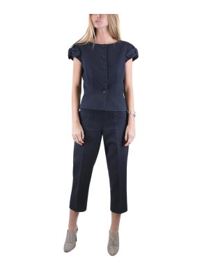Christian Dior Navy Cotton Suit