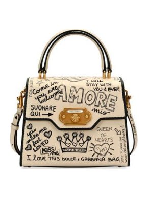 Dolce & Gabanna Welcome Amore Graffiti Handbag