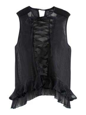 Isabel Marant Silk Lace-up Blouse