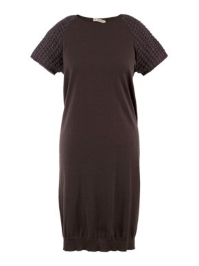 Brunello Cucinelli Cashmere-Silk Blend Jumper Dress