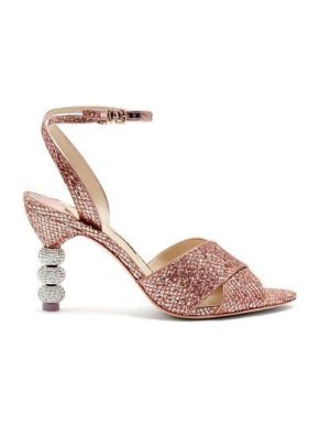Sophia Webster Natalia Mid Ball Glitter Sandals