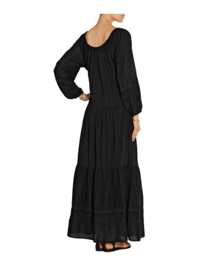 Vanessa Bruno Black Tassel Dress