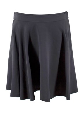 Brunello Cucinelli Grey Silk Miniskirt