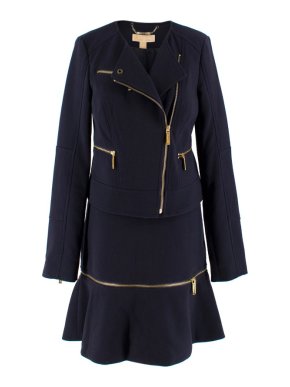 Michael Michael Kors Navy Skirt and Blazer Set