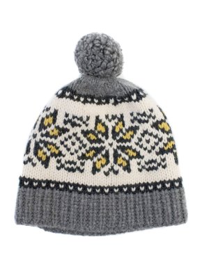 Marie Chantals Cashmere & Wool-blend Fair Isle Bobble Hat