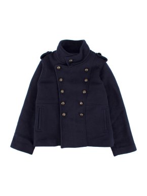 Stella McCartney Kids Navy Wool Coat