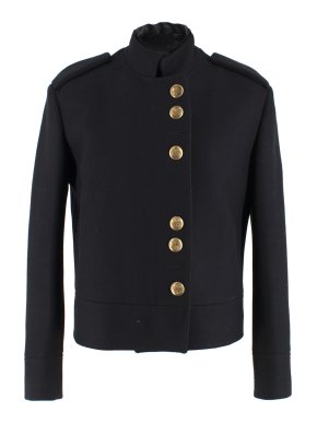 Gucci Black Military Wool Jacket