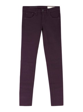 Rag & Bone Dark Purple Skinny Jeans