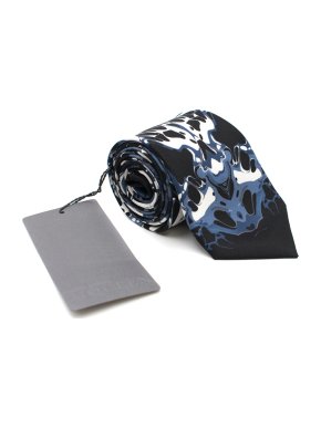 Alexander McQueen Silk Abstract Patterned Tie