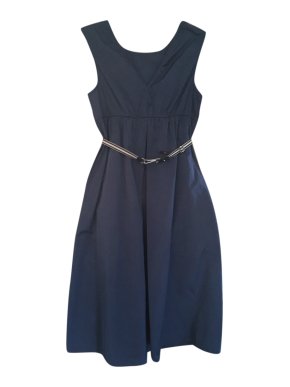 MaxMara blue cotton blend dress