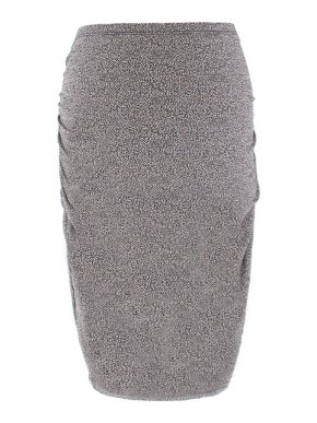 Wolford Moonstruck Tweed Ruched Skirt