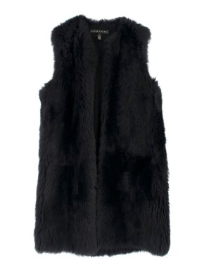 Ralph Lauren Black Label Lamb Shearling Gilet