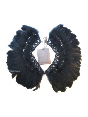 Louis Vuitton Black Feather Collar
