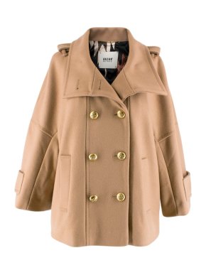 Bazar Deluxe Camel Wool Military Jacket