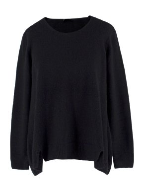 The Row Black Wool Jumper