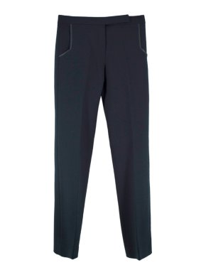 Amanda Wakeley Deep Green Straight Leg Trousers