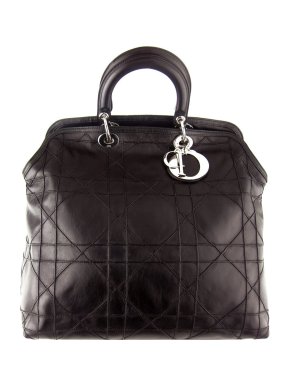 Christian Dior Granville leather tote bag