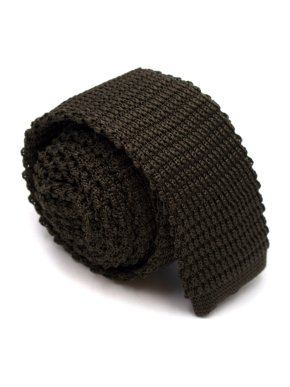 Fashion Clinic Green Silk-Knit Tie