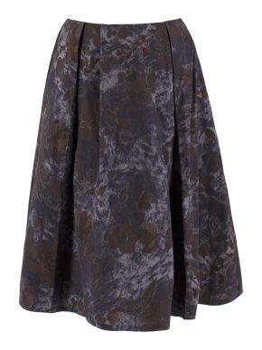 Marni Floral Print A-line Skirt