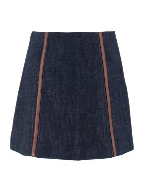 Prada Blue Denim Mini Skirt
