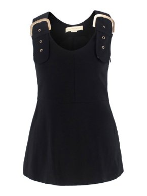Stella McCartney Black Buckle Top