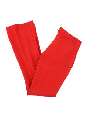 Versace Red Bootcut Trousers