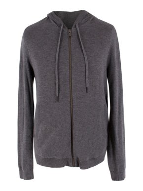 Zadig and Voltaire Zip-Through Hooded Cotton Sweatshirt