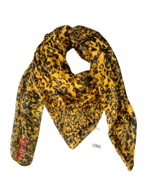 Sonia by Sonia Rykiel large printed wool blend scarf