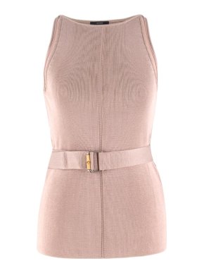 Gucci Dusty Pink Belted Top