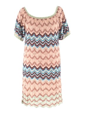 Missoni Silk Knitted Patterned Dress