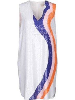 Emilio Pucci sequinned white mini dress