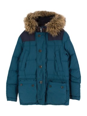 Wallace & Barnes blue sawtooth parka