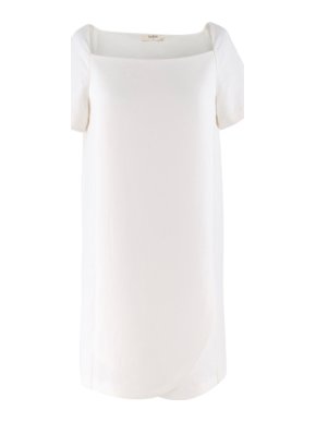 Ba&Sh square-neck cream t-shirt dress