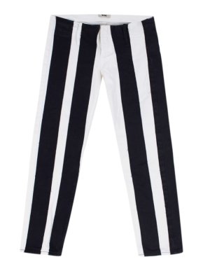 Acne Studios Black and white striped jeans