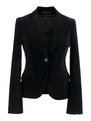 Theory Black Velvet Blazer