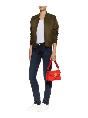 Paige Mid-Rise Blue Skinny Jeans