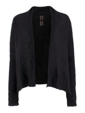 Rick Owens open-front cashmere cardigan