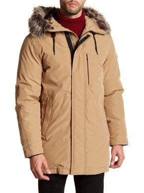 Michael Michael Kors Men's Natural Faux Fur Max Coat