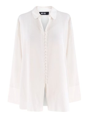 ME+EM Ivory Oversize Blouse