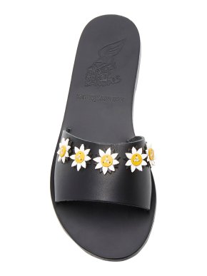 Ancient Greek Sandals x Fabrizio Viti Paola Embellished Leather Slides