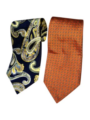 Paul R Smith set of two silk ties