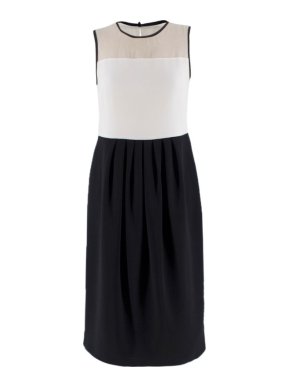 MaxMara Studio Monochrome Sleeveless Dress