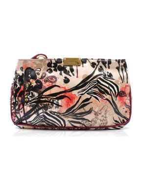 Jimmy Choo animal & floral print clutch