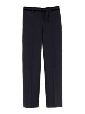 Prada pinstriped wool-blend trousers
