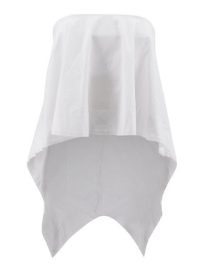 Nicholas White Cascade Frill Bustier Top