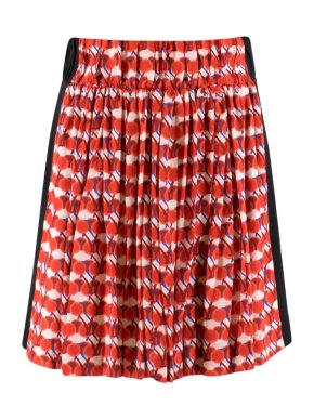 Sonia by Sonia Rykiel cherry-print silk crepe skirt